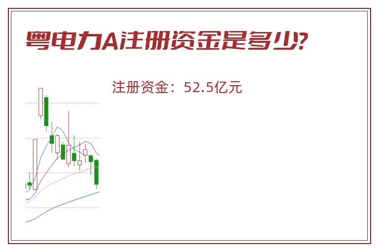 粤电力A注册资金是多少？