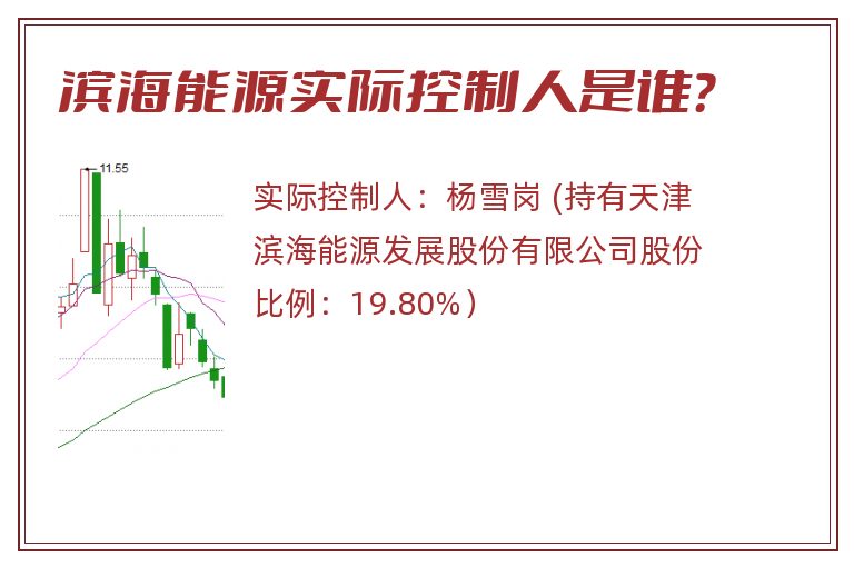 滨海能源实际控制人是谁？