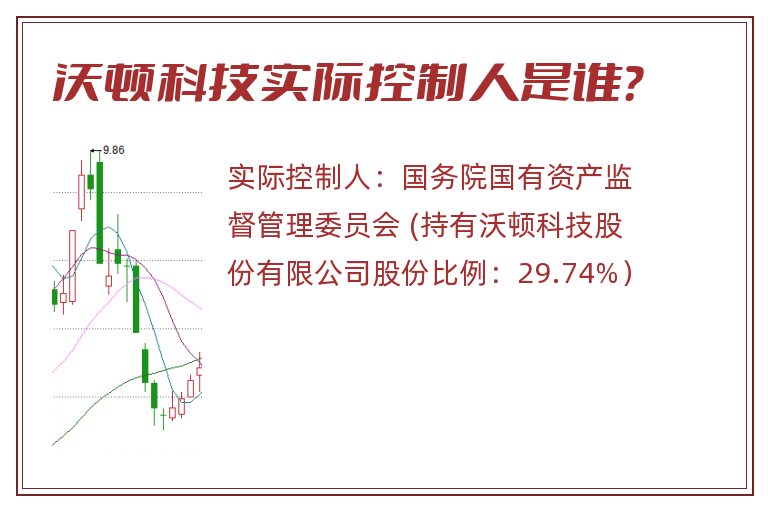 沃顿科技实际控制人是谁？