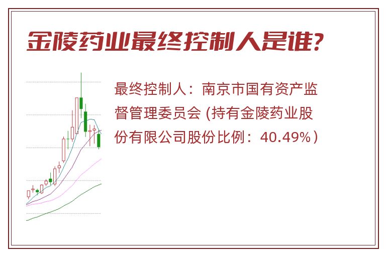 金陵药业最终控制人是谁？