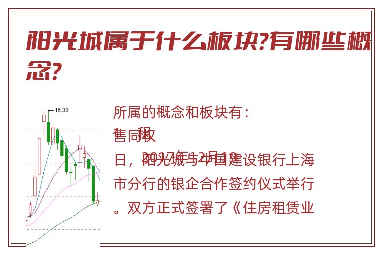 阳光城属于什么板块?有哪些概念?.jpg 阳光城.jpg