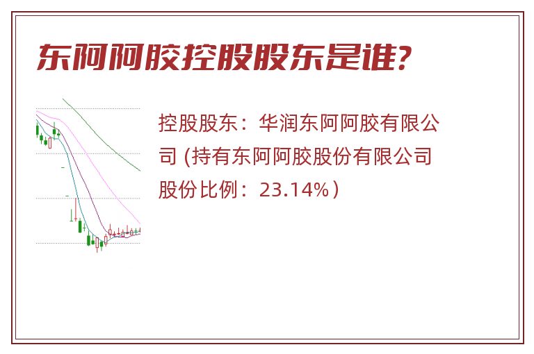 东阿阿胶控股股东是谁？