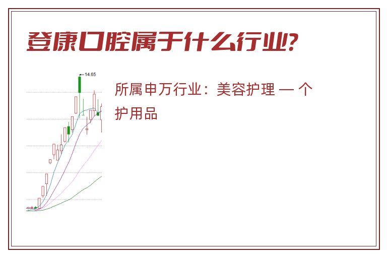 登康口腔属于什么行业？