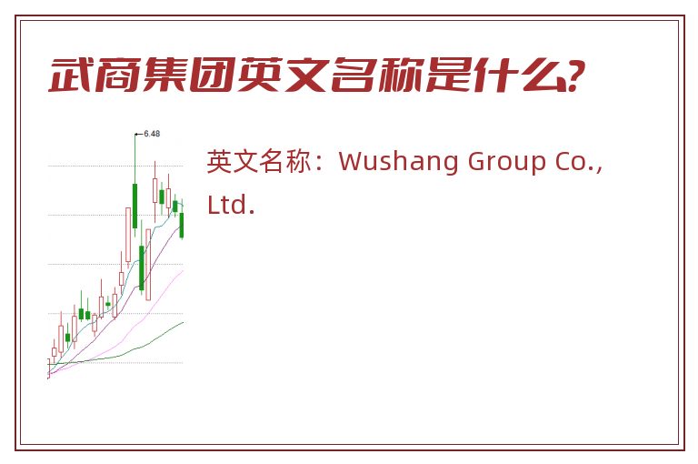 武商集团英文名称是什么？