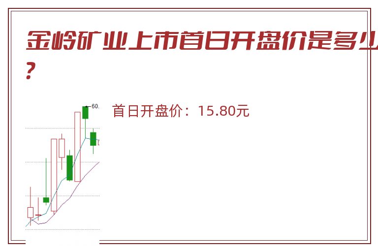 金岭矿业上市首日开盘价是多少？