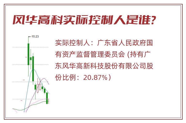 风华高科实际控制人是谁？