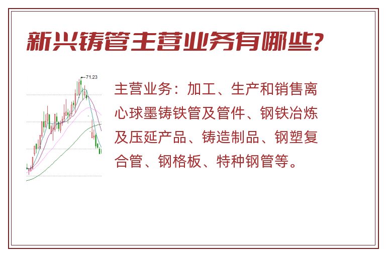 新兴铸管主营业务有哪些？