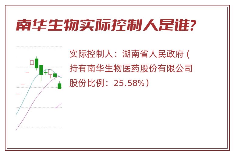 南华生物实际控制人是谁？
