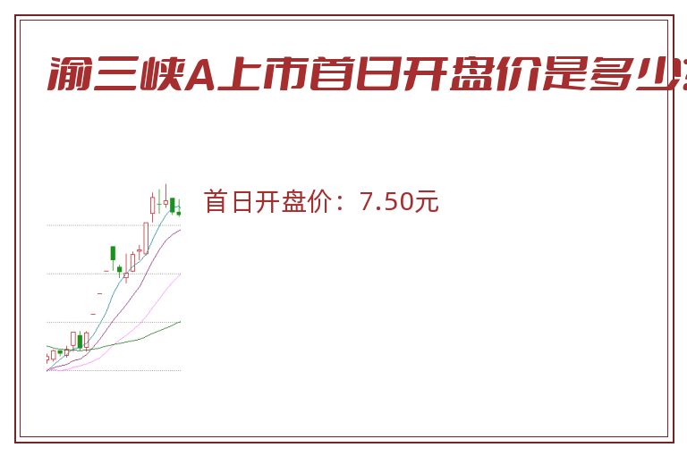 渝三峡A上市首日开盘价是多少?.jpg 渝三峡A.jpg