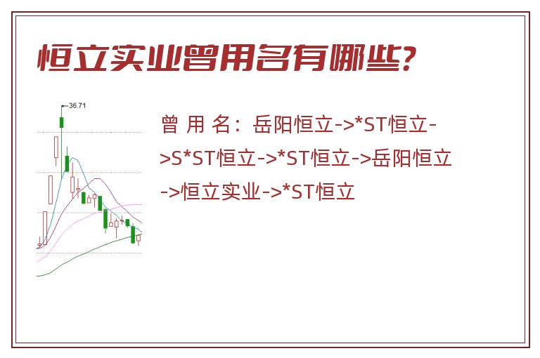 恒立实业曾用名有哪些？