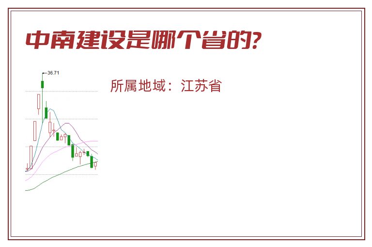 中南建设是哪个省的？