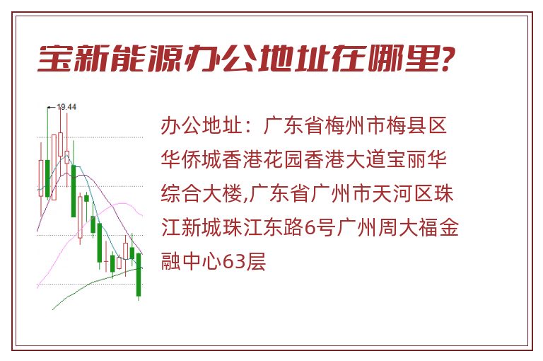 宝新能源办公地址在哪里？