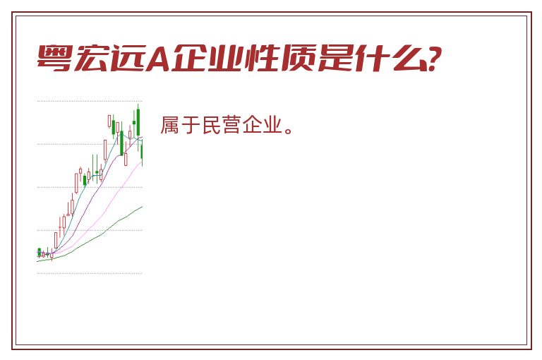 粤宏远A企业性质是什么？