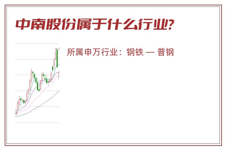 中南股份属于什么行业？