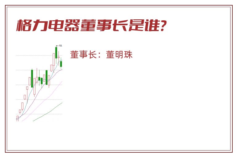 格力电器董事长是谁？