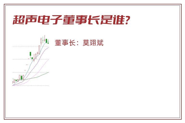 超声电子董事长是谁？