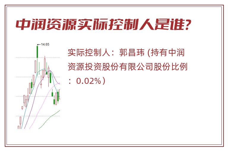 中润资源实际控制人是谁？