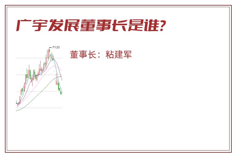 广宇发展董事长是谁？