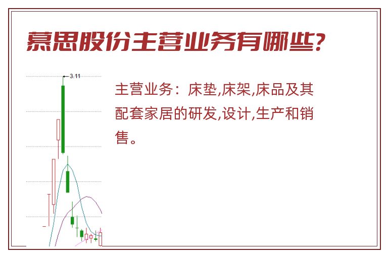 慕思股份主营业务有哪些？