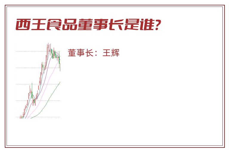 西王食品董事长是谁？