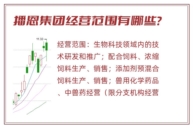 播恩集团经营范围有哪些？
