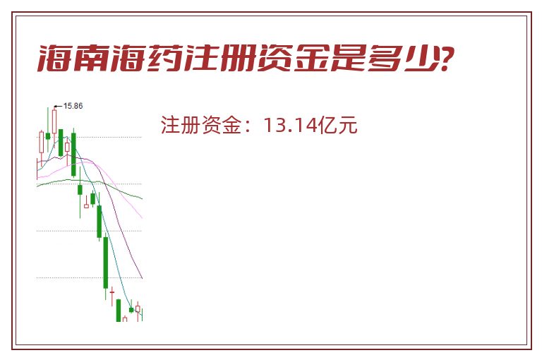海南海药注册资金是多少？