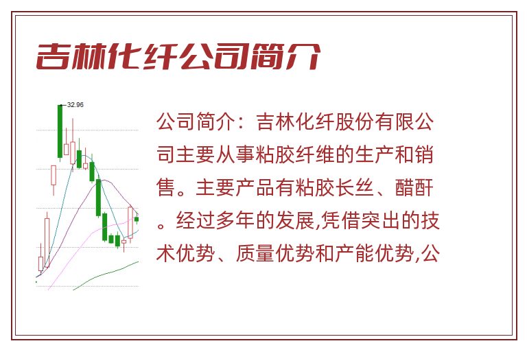 吉林化纤公司简介