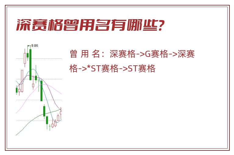 深赛格曾用名有哪些？
