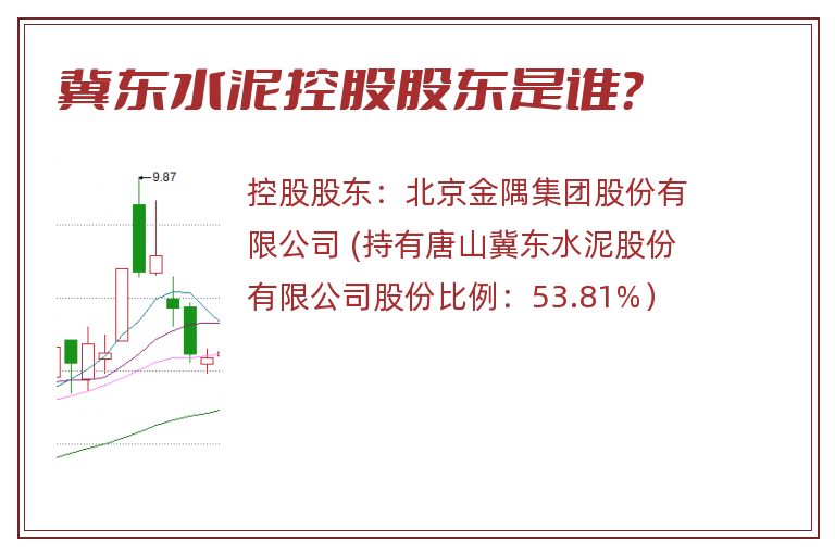 冀东水泥控股股东是谁？