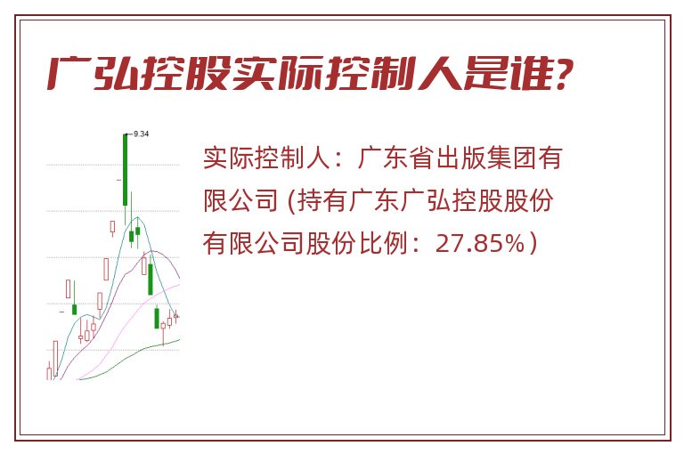 广弘控股实际控制人是谁？