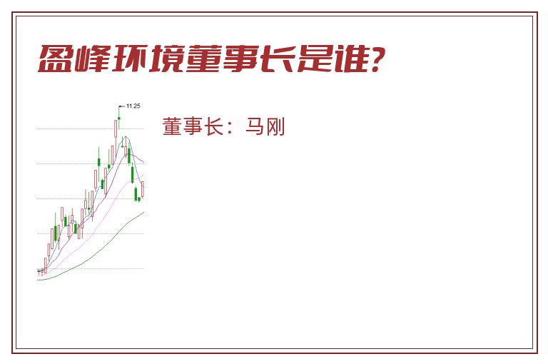 盈峰环境董事长是谁？
