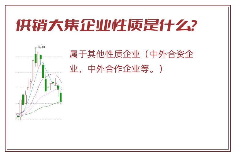 供销大集企业性质是什么？