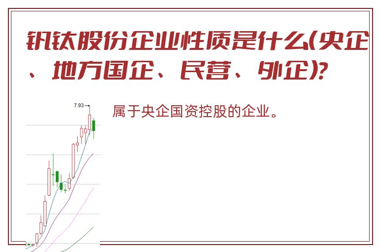 钒钛股份企业性质是什么（央企、地方国企、民营、外企）？