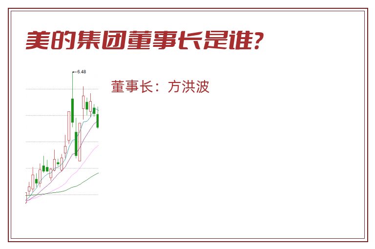 美的集团董事长是谁？
