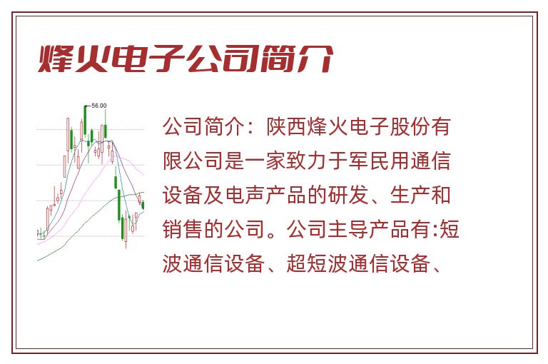 烽火电子公司简介