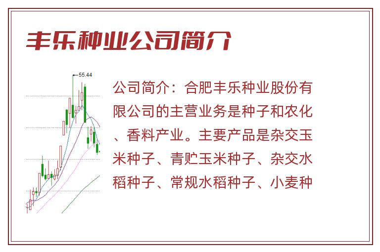 丰乐种业公司简介
