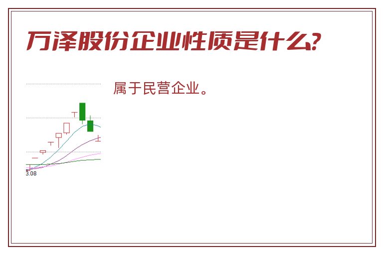 万泽股份企业性质是什么？