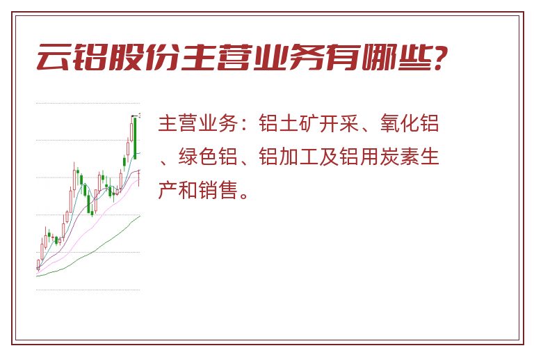 云铝股份主营业务有哪些？