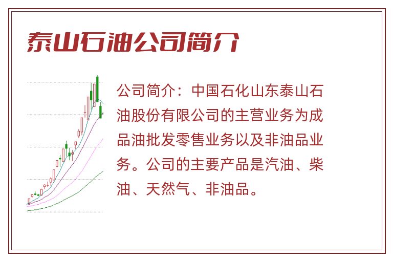 泰山石油公司简介