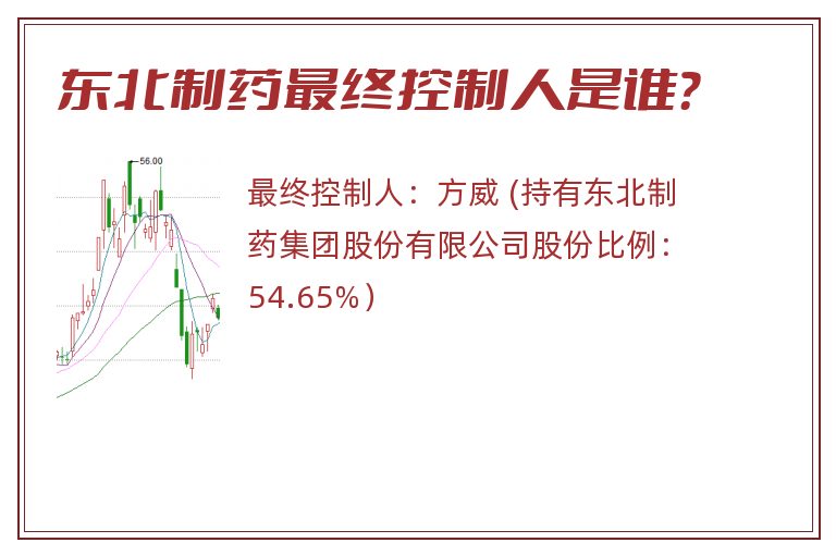 东北制药最终控制人是谁？