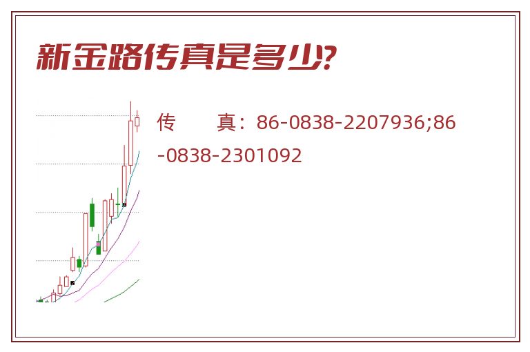 新金路传真是多少？