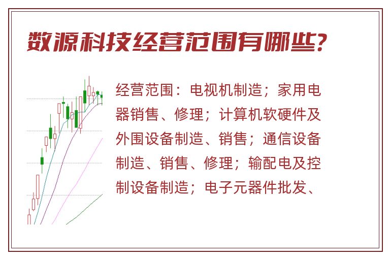 数源科技经营范围有哪些？