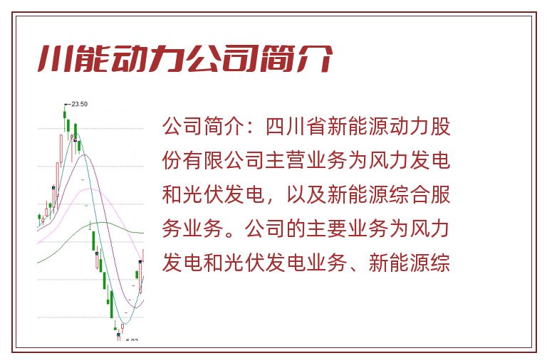川能动力公司简介