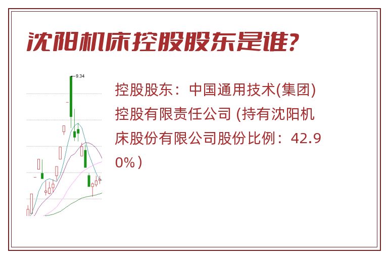 沈阳机床控股股东是谁？