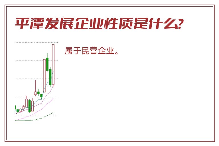 平潭发展企业性质是什么？