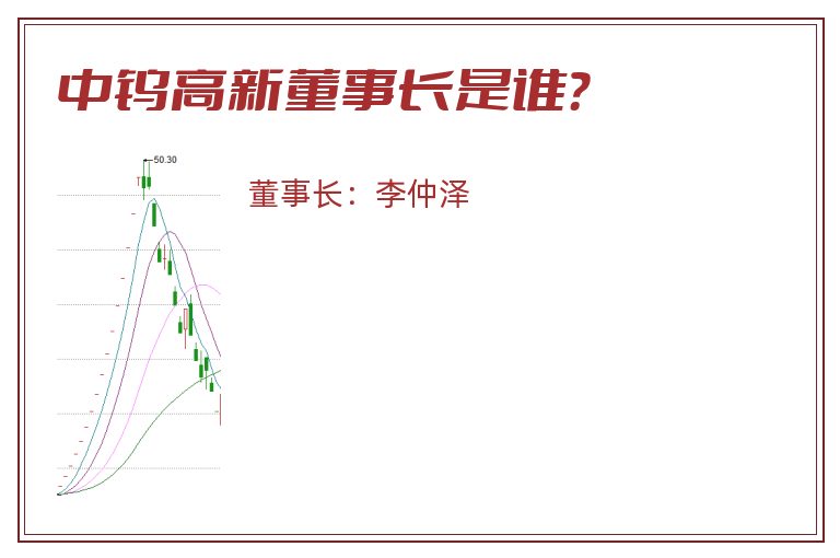 中钨高新董事长是谁？
