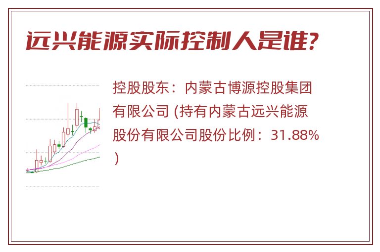 远兴能源实际控制人是谁？