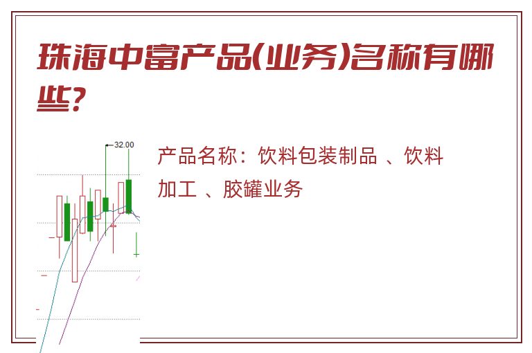 珠海中富产品（业务）名称有哪些？