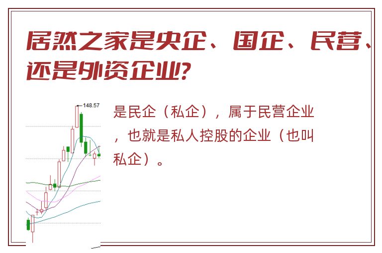 居然之家是央企、国企、民营、还是外资企业？