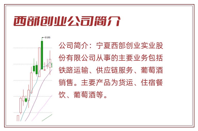 西部创业公司简介